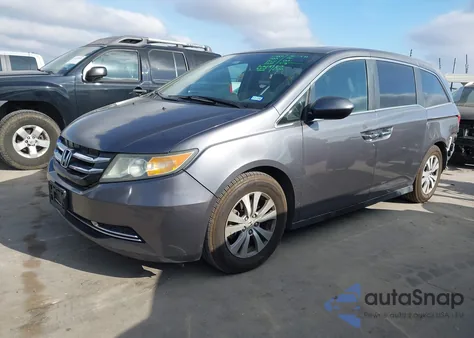 2015 Honda Odyssey Ex-L z USA, uszkodzony, nr VIN 5FNRL5H6XFB014132